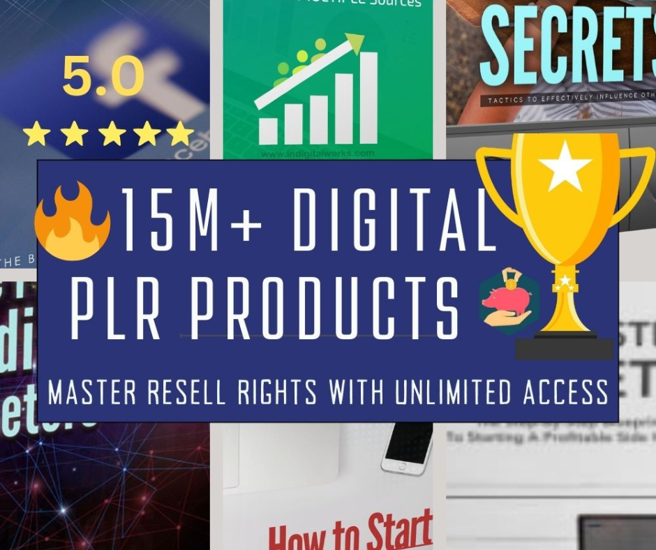 🔥15M+ Digital PLR/MRR Products